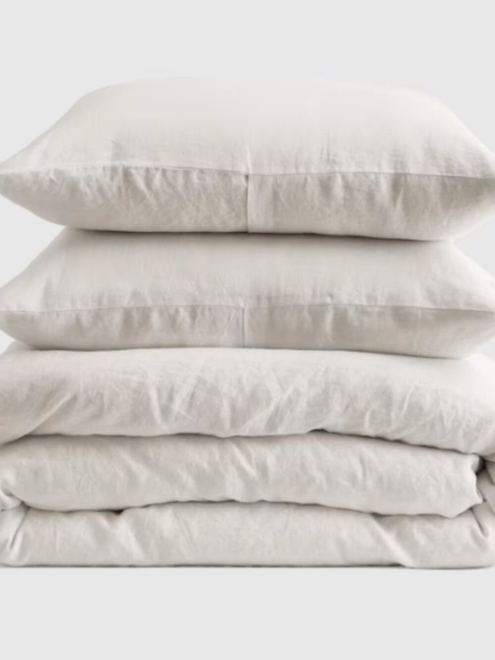 Quince European Linen Duvet Cover Set Sand Full/Queen NWT